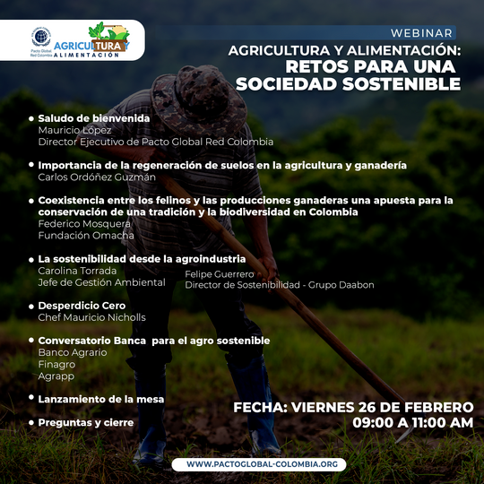 agricultura y alimentacion webinar