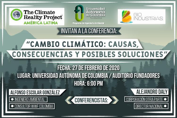 confeencia cambio climatico