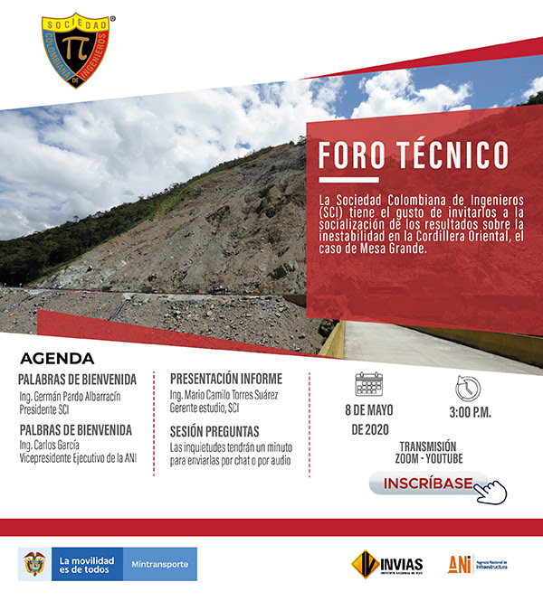 foro sociedad colombiana de ingenieros