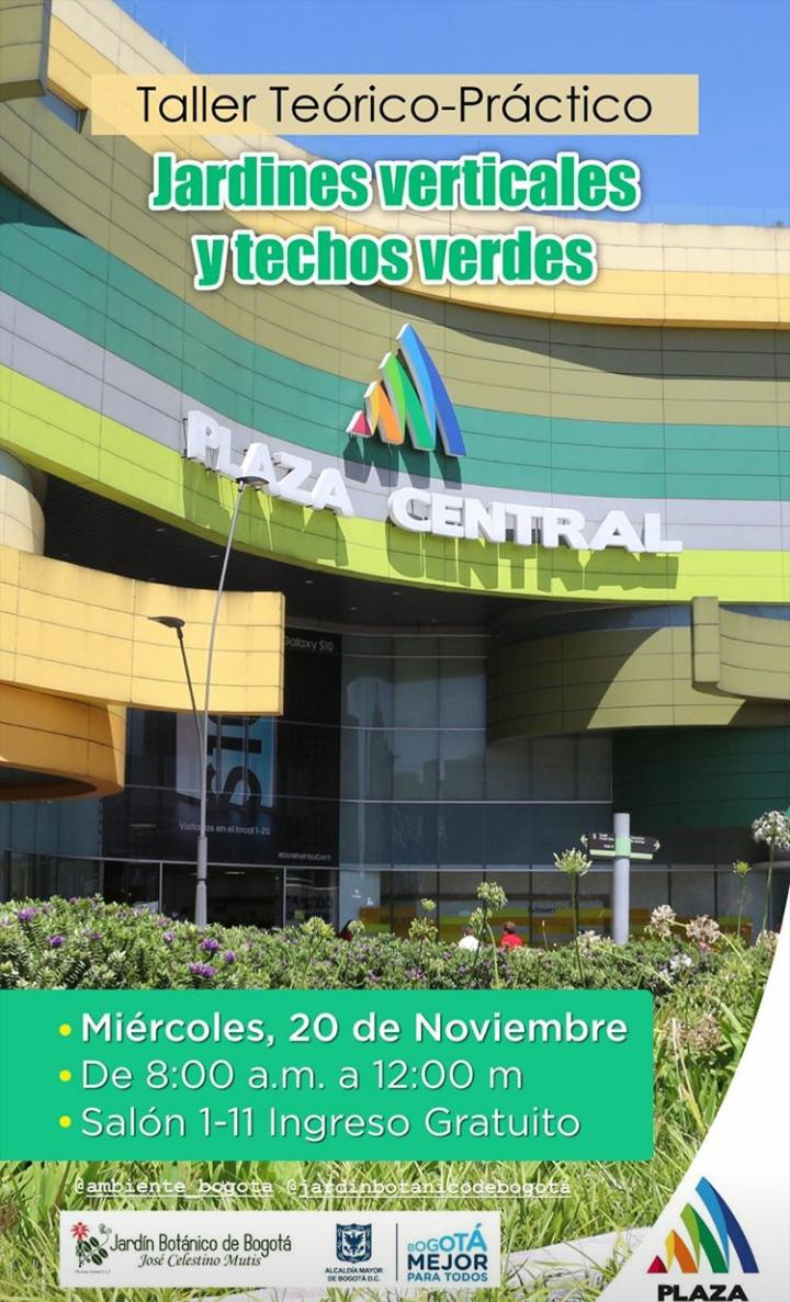 jardines verticales plaza central