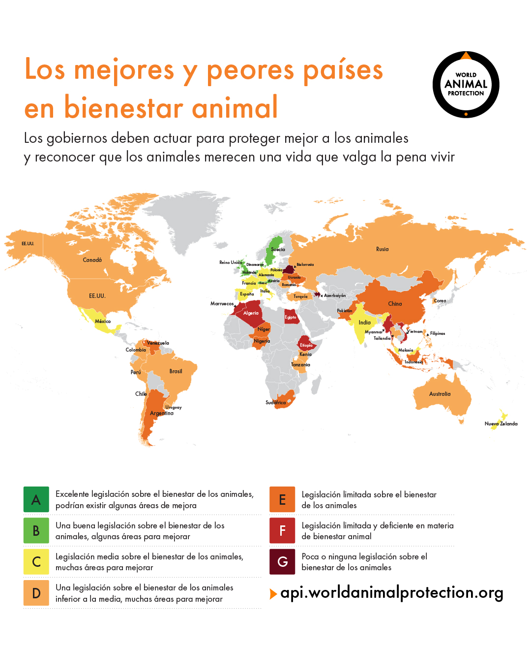 API Map WAP web Global Animal Index