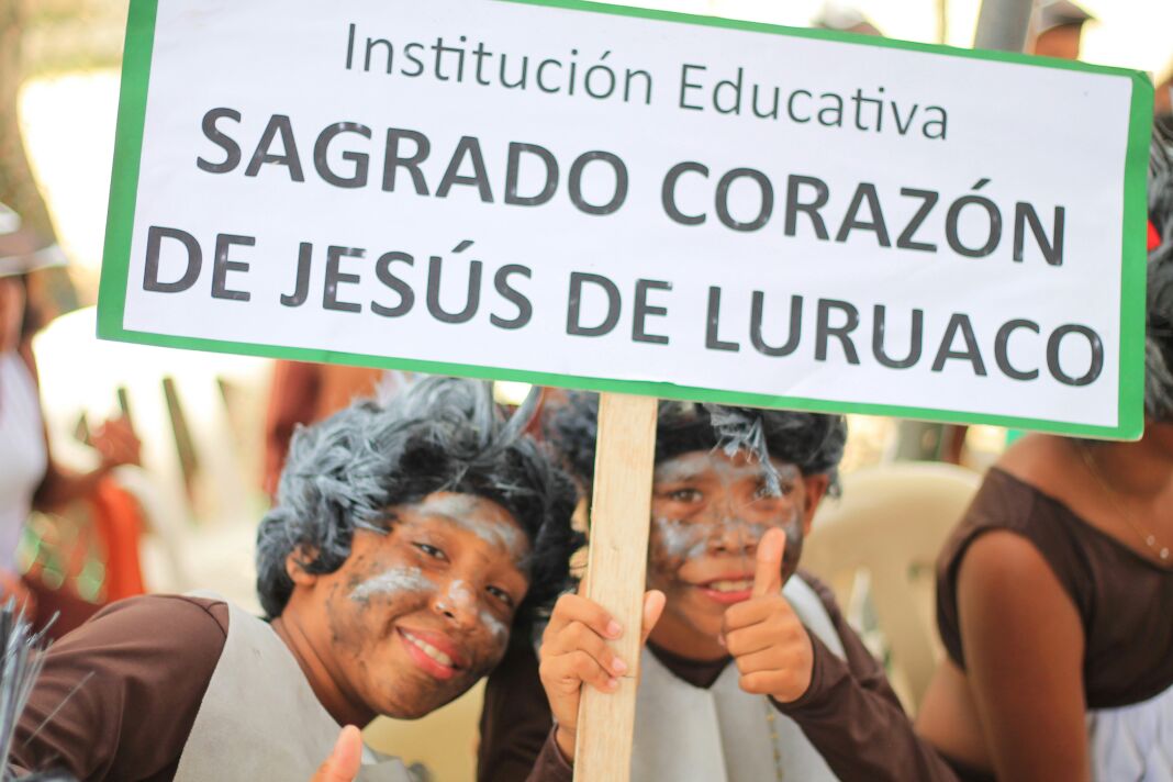 Celebración del mono Tití Cabeciblanco en Luruaco 2
