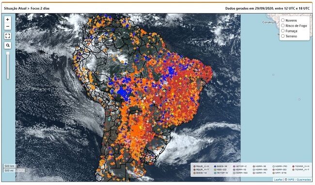 Incendios forestales america del sur 1