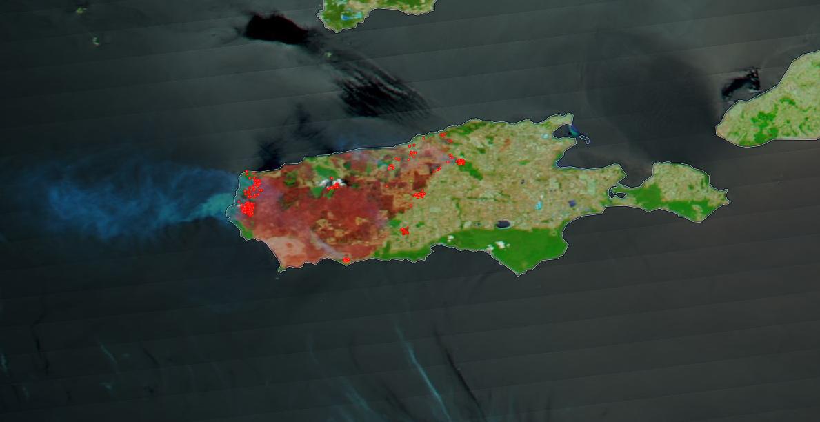 Isla Canguro NASA