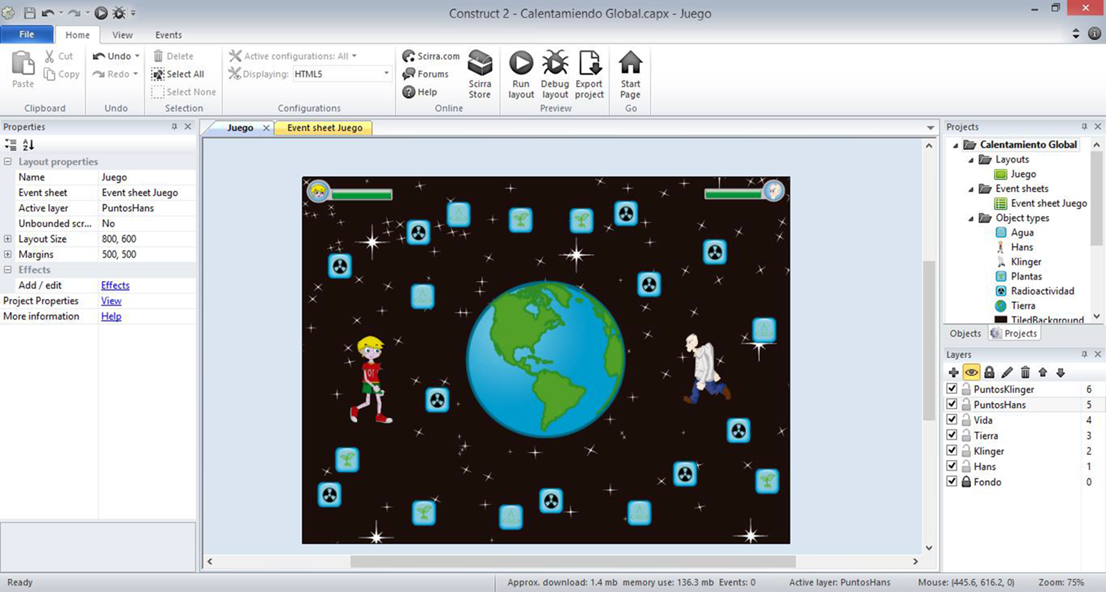 JUEGO SALVANDO PLANETA 2