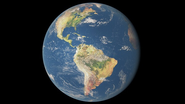 Superficie terrestre planeta