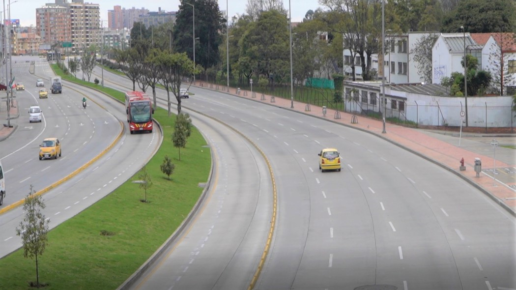 como se mueve bogota en cuarentena