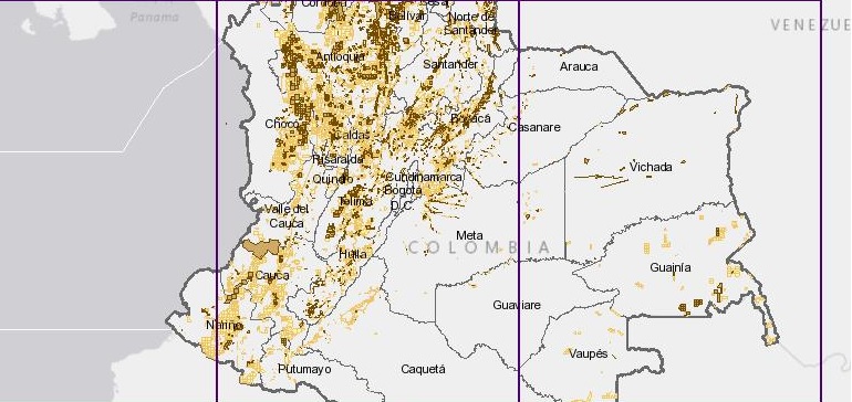 mapa mineria